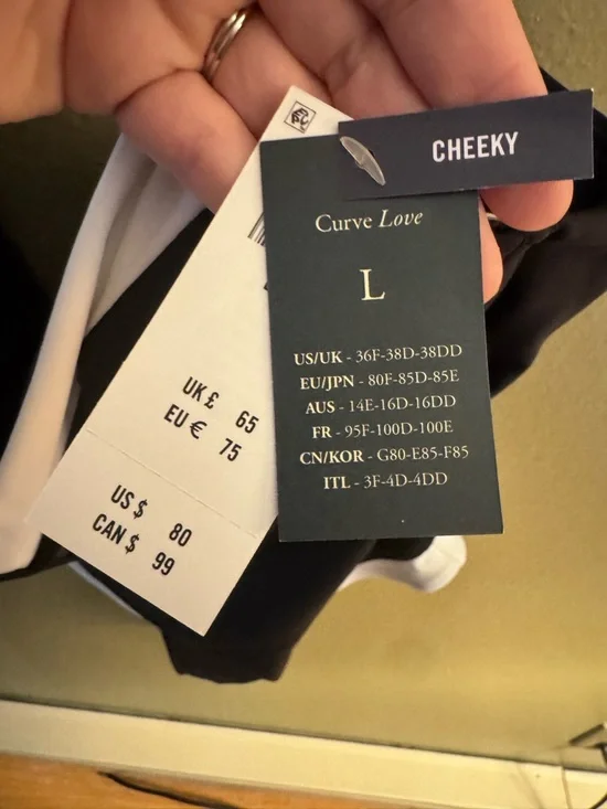 Abercrombie & Fitch Black Swim One-Piece with White Trim - Picture 6 of 8